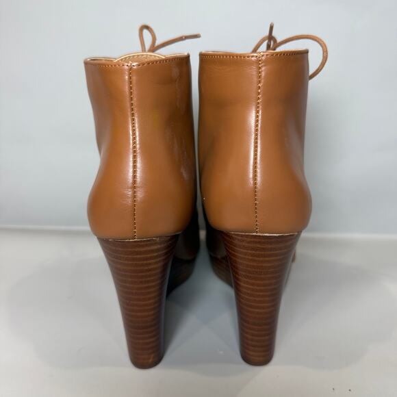 GUESS Zoey Lace-Up Wedge Booties - Picture 9 of 9